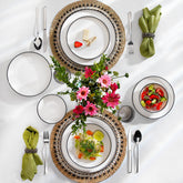 Schafer Iconic 24 Parça Yemek Takımı Siyah